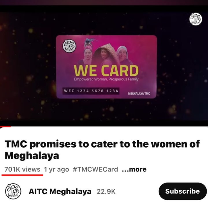 Meghalaya women empowered by TMC's WE Card, part of a campaign strategy by I-PAC.