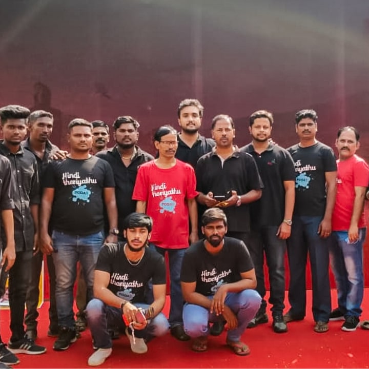 Rafiq building a digital volunteer community in Tamil Nadu.