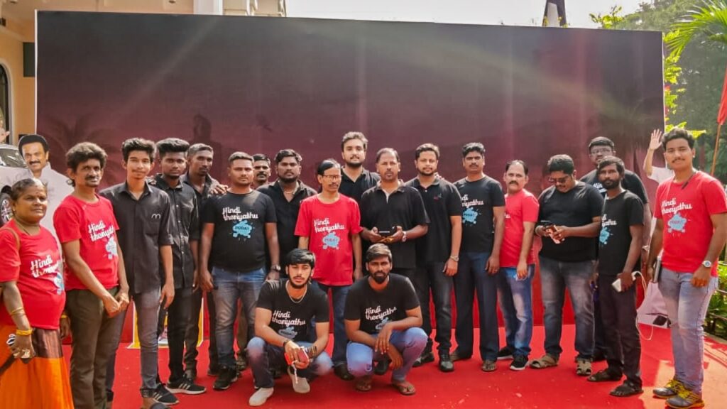 Rafiq with volunteers at a community event during Tamil Nadu campaign, showcasing community building.